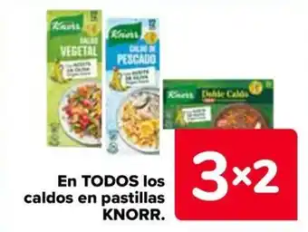 Carrefour KNORR En todos los caldos en pastillas oferta