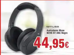 Hiper FROIZ MUSS Auriculares Muse M295 BT ANC Negro oferta