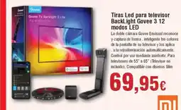 Hiper FROIZ Tiras Led para televisor BackLight Govee 3 12 modos LED oferta