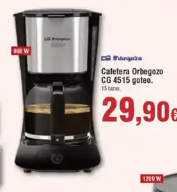 Hiper FROIZ Cafetera Orbegozo CG 4515 goteo oferta
