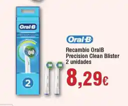 Hiper FROIZ ORAL-B Recambio OralB Precision Clean Blister 2 unidades oferta