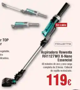 Hiper FROIZ ROWENTA Aspiradora Rowenta RH1127WO X-Nano Essencial oferta