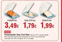 Hiper FROIZ TATAY Portaembutido Tatay Fresh Maxi oferta