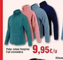 Hiper FROIZ Polar Joluvi Surprise Full cremallera oferta