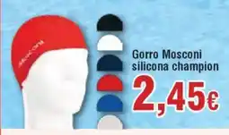 Hiper FROIZ Gorro Mosconi silicona champion oferta