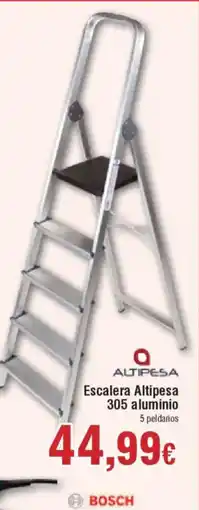Hiper FROIZ ALTIPESA Escalera 305 aluminio 5 peldaños oferta