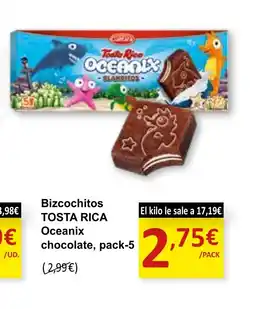 SPAR TOSTA RICA Bizcochitos Oceanix oferta