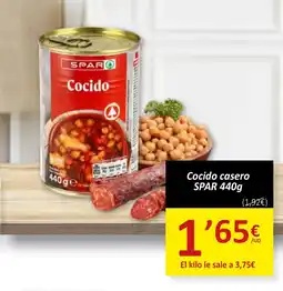 SPAR SPAR Cocido casero oferta
