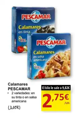 SPAR PESCAMAR Calamares oferta