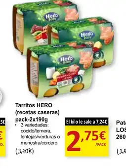 SPAR HERO Tarritos oferta