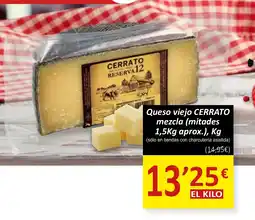 SPAR CERRATO Queso viejo mezcla (mitades oferta