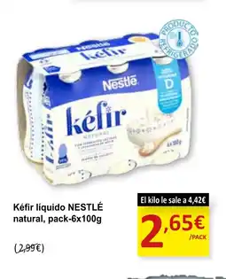 SPAR NESTLÉ Kéfir líquido natural oferta