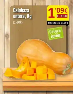 SPAR Calabaza entera oferta