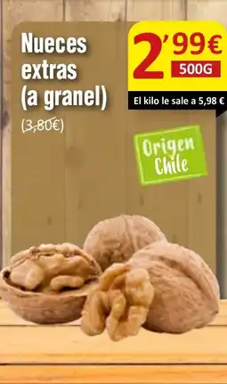 SPAR Nueces extras oferta
