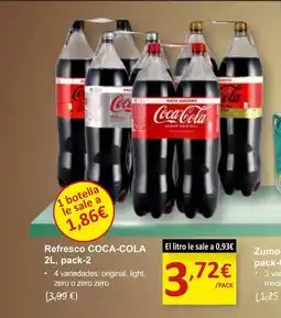 SPAR COCA-COLA Refresco oferta
