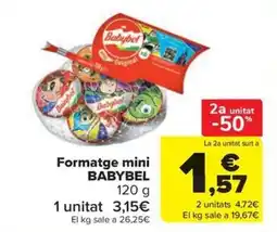 Carrefour Express BABYBEL Formatge mini oferta