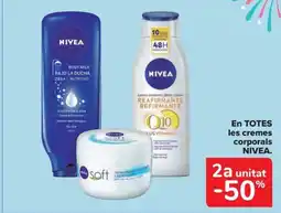 Carrefour Express NIVEA En totes les cremes corporals oferta