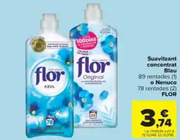 Carrefour Express FLOR Suavitzant concentrat Blau o Nenuco oferta