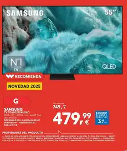 Worten SAMSUNG TV TQ55Q7F5AUXXC oferta
