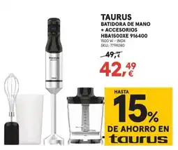 Worten TAURUS Batidora de mano + accesorios oferta