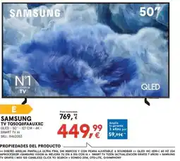 Worten SAMSUNG Tv tq50q8faauxxc oferta