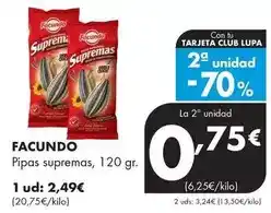Supermercados Lupa Facundo - pipas supremas oferta