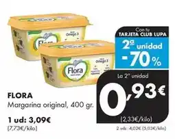 Supermercados Lupa Flora - margarina original oferta