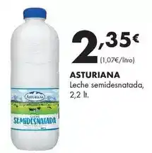 Supermercados Lupa Asturiana - leche semidesnatada oferta