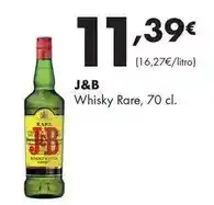 Supermercados Lupa J&b - whisky rare oferta