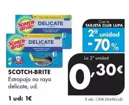 Supermercados Lupa Scotch-brite - estropajo no raya delicate oferta