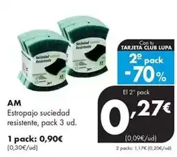 Supermercados Lupa Am - estropajo suciedad resistente oferta