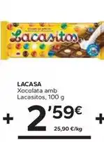 Caprabo Lacasa - xocolata amb lacasitos oferta