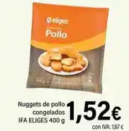 Cash Ifa IFA ELIGES Nuggets de pollo congelados oferta