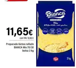 Cash Ifa BIANCA Preparado lácteo rallado mix 70/30 oferta