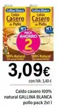 Cash Ifa GALLINA BLANCA Caldo casero 100% natural oferta