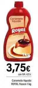 Cash Ifa ROYAL Caramelo líquido frasco oferta