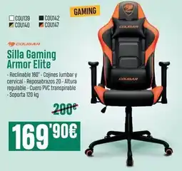 PCBox Cougar - silla gaming armor elite oferta