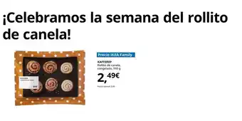 IKEA Kafferep - rollito de canela, congelado, 510g oferta