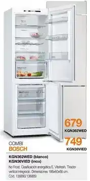 Expert Bosch - combi kgn363wed oferta