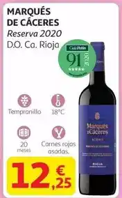 Alcampo Marqués de cáceres oferta