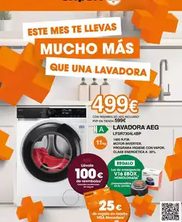 Expert Aeg - lavadora llfsrv3014bl oferta
