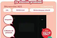 Mi electro Aeg - microondas oferta