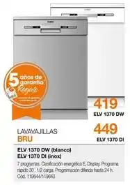 Expert Bru - lavavajillas oferta