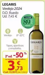Alcampo Legaris - verdejo 2024 d.o. rueda oferta