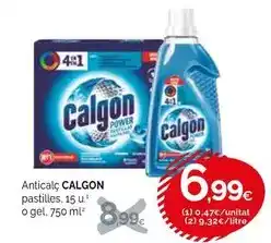Condis Calgón - anticalc pastilles oferta