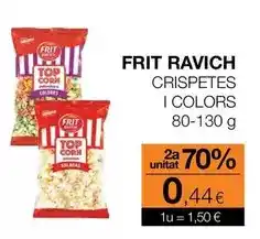 Plusfresc Frit ravich - crispetes i colors oferta
