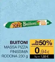 Plusfresc Buitoni - massa pizza finissima rodona oferta