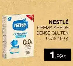 Plusfresc Nestlé - crema arros sense gluten oferta