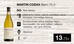 Plusfresc Martín códax - blanc 75 cl oferta