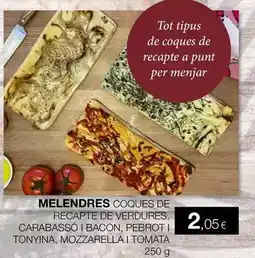 Plusfresc Melendres - coques de recapte de verdures oferta
